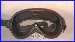 US ARMY AIR FORCES TYPE B-8 FLYING GOGGLES- ORIGINAL BOX with EXTRAS ACCESSORIES