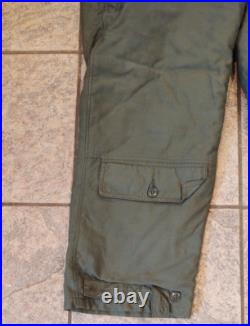 US Air Force Army A-10 Winter Wool Flying Trousers Original Police Braces ExCond