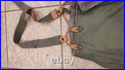 US Air Force Army A-10 Winter Wool Flying Trousers Original Police Braces ExCond