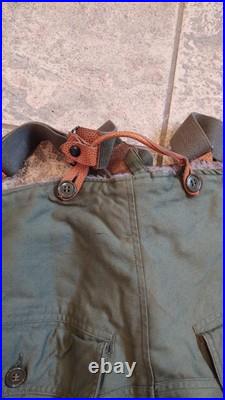 US Air Force Army A-10 Winter Wool Flying Trousers Original Police Braces ExCond