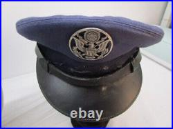 US Air Force US Army Military Uniform Dress Hats and War Ration Book