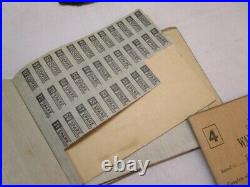 US Air Force US Army Military Uniform Dress Hats and War Ration Book