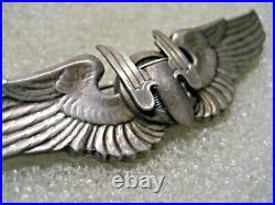 /US Army Air Force Aerial Gunner Wings, Badge, ww2, sterling