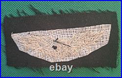 US Army Air Force Authentic WW2 Bullion Thread Flight Wings on Wool Patch