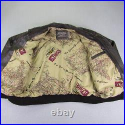 US Army Air Force Jacket Mens XL Leather Type A-2 Leather Bomber Pilot 8415 ^