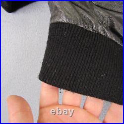 US Army Air Force Jacket Mens XL Leather Type A-2 Leather Bomber Pilot 8415 ^