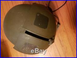 US Army / Air Force Military Aviation Fighter Pilot Helmet Communication Vintage