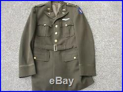 US Army Air Force Officers WWII Wool Jacket and Pink Trousers Attributed