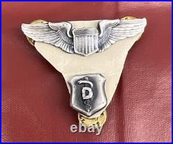 US Army Air Force Pilot Wings And Dentist Badge Pins Pre Owned