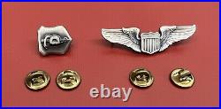 US Army Air Force Pilot Wings And Dentist Badge Pins Pre Owned