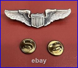 US Army Air Force Pilot Wings And Dentist Badge Pins Pre Owned