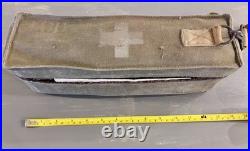 US Army Air Force TT-1 Medical First Aid Bag WWII, Complete USAAF Kit, Large