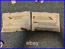 US Army Air Force Tri-color Desert FLC Assault Pack Molle Pouches Lot LN RARE