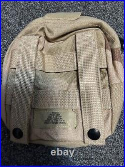 US Army Air Force Tri-color Desert FLC Assault Pack Molle Pouches Lot LN RARE