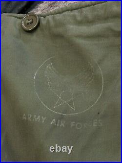 US Army Air Force Trousers Intermediate Type A-11 Authentic Size 33 READ