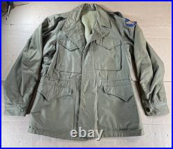 US Army Air Force USAAF M-3471 Field Jacket WW2 Vietnam Military Vintage 4G87