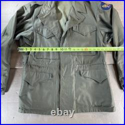 US Army Air Force USAAF M-3471 Field Jacket WW2 Vietnam Military Vintage 4G87