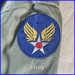 US Army Air Force USAAF M-3471 Field Jacket WW2 Vietnam Military Vintage 4G87