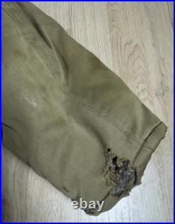 US Army Air Force USAAF Type B-11 Flight Jacket Fur Hooded Coat NAMED Parka