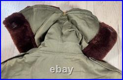 US Army Air Force USAAF Type B-11 Flight Jacket Fur Hooded Coat NAMED Parka US Army Air Force USAAF Type B-11 Flight Jacket Fur Hooded Coat NAMED Parka