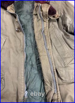 US Army Air Force USAAF Type B-11 Flight Jacket Fur Hooded Coat NAMED Parka