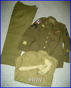 /US Army Air Force Uniform ww2,20th AF CBI, SGT, size 38R, set