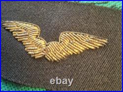 US Army Air Force WW2 Flight Instructor Bulllion Flight Wing/Badge Patch