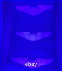 US Army Air Force WW2, Lot of 12 UNCUT, Pilot's Wings on Khaki Patches