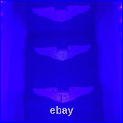 US Army Air Force WW2, Lot of 12 UNCUT, Pilot's Wings on Khaki Patches