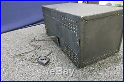 US Army Air Force WWII Aircraft Radio Transmitter Receiver Vintage AC Powered