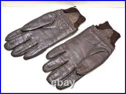 US Army Air Force original TYPE A-10 glove SIZE(9 1/2) Brown military ww2 RARE