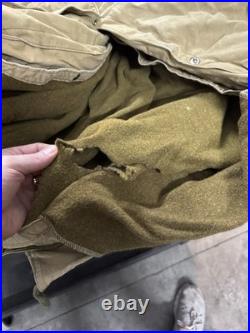 US Army Air Forces Mummy Arctic Sleeping Bag Type A-2 Rare Bag