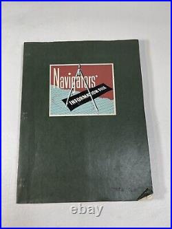US Army Air Forces Navigator's Information File 1944 with Box and Letter