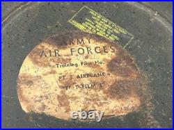 US Army Air Forces USAAF PT-3 Training Projector Film Reel Original WWII WW2