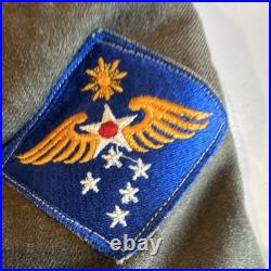 US Army Air Forces WW II Sergeant Uniform Jacket Original Patches Insignia Rank