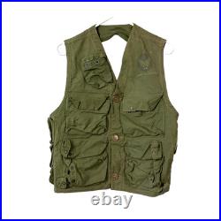 US Army Air Forces WWII Type C-1 Emergency Sustenance Vest with Holster Green