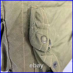 US Army Air Forces WWII Type C-1 Emergency Sustenance Vest with Holster Green