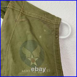 US Army Air Forces WWII Type C-1 Emergency Sustenance Vest with Holster Green