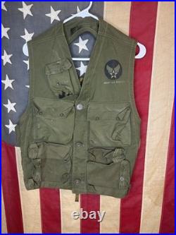 US Army Air Forces WWII WW2 Type C-1 Emergency Sustenance Vest with Holster D619