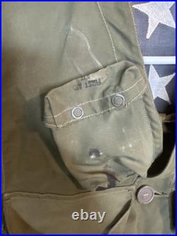 US Army Air Forces WWII WW2 Type C-1 Emergency Sustenance Vest with Holster D619