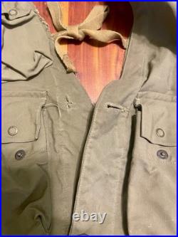US Army Air Forces WWII WW2 Type C-1 Emergency Sustenance Vest with Holster Green