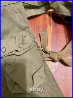 US Army Air Forces WWII WW2 Type C-1 Emergency Sustenance Vest with Holster Green US Army Air Forces WWII WW2 Type C-1 Emergency Sustenance Vest with Holster Green