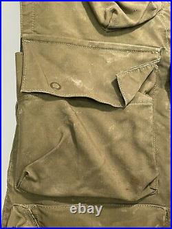 US Army Air Forces WWII WW2 Type C-1 Sustenance Vest Breslee Theater Worn Patina