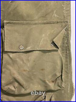 US Army Air Forces WWII WW2 Type C-1 Sustenance Vest Breslee Theater Worn Patina