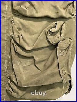 US Army Air Forces WWII WW2 Type C-1 Sustenance Vest Breslee Theater Worn Patina