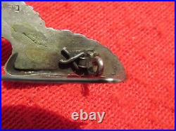 US Army Air force AAF 3 inch Glider Pilot Wing pin back coin silver british CBI