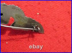 US Army Air force AAF 3 inch Glider Pilot Wing pin back coin silver british CBI