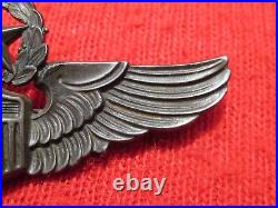 US Army Air force wing AAF Command Pilot Wing Full Size PB sterling Meyers #8