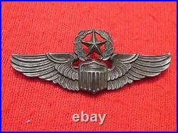 US Army Air force wing AAF Command Pilot Wing Full Size PB sterling Meyers #8