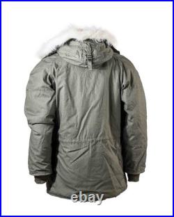 US Army Airforce Winter Jacket Parka N3B Extreme Cold Weather Jacket USA Small